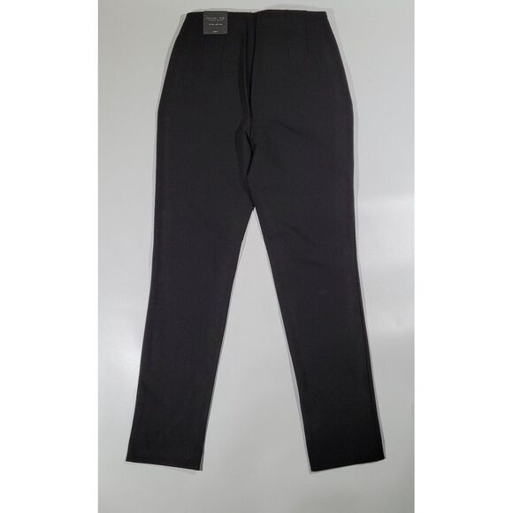 Rachel Zoe New York Pants Women's 6 Black Los Angeles High Rise Slim Leg Pockets - Picture 2 of 10